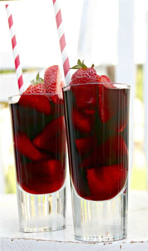 Strawberry Red Vodka Drink Recipe