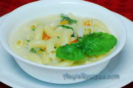 Macaroni soup - Aayis Recipes