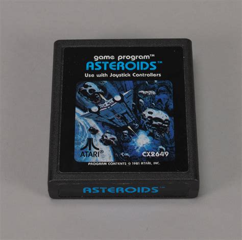 Video Game Cartridge Atari 2600 Asteroids National Air And Space