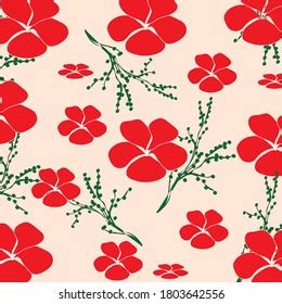 Nude Color Flower Pattern Background Wallpaper Design Images Stock Photos Vectors