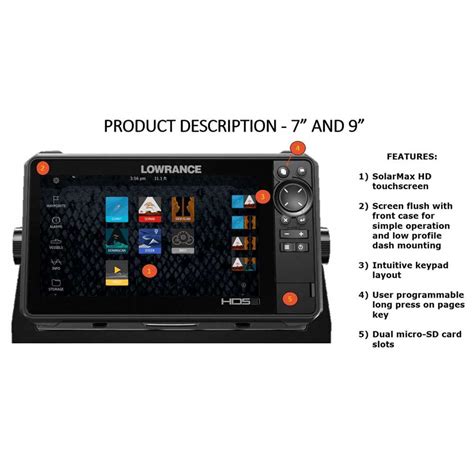 Lowrance HDS-7 Live Active Imaging Black, Waveinn