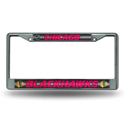 Blackhawks Bling Chrome Frame