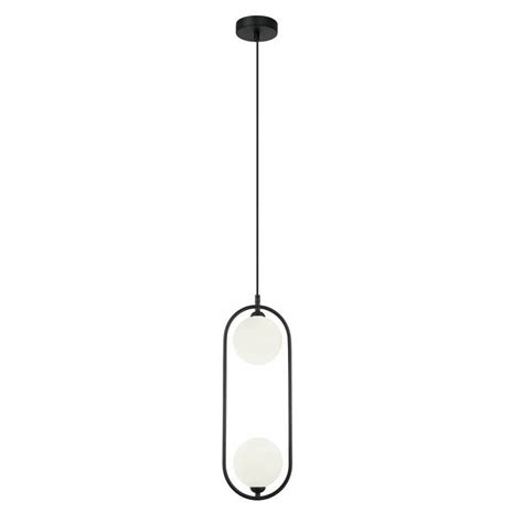 Lampa sufitowa wisząca LUPUS 2 czarna żyrandol PND 3965 2 BK Cena