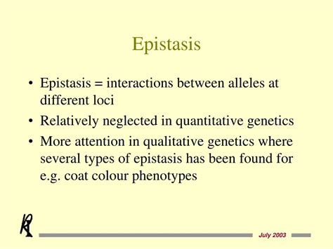Which Of The Following Provides An Example Of Epistasis 2