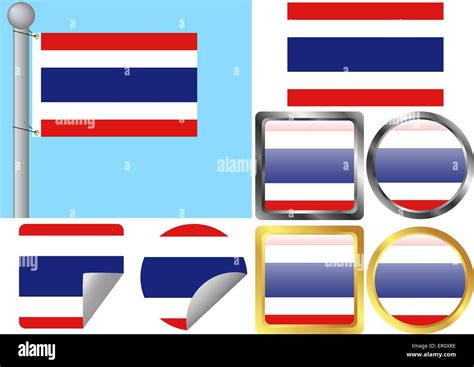 Thailand National Symbols Stock Vector Images Alamy