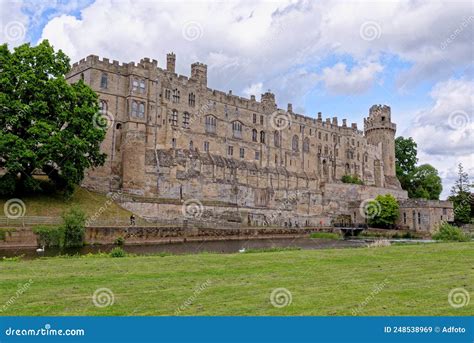 Medieval Warwick Castle In Warwickshire England Stock Image Image