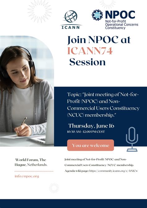 Join NPOC at ICANN74 – Not-for-Profit Organizations Constituency (NPOC)