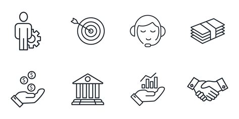 Business Icons Set Business Pack Symbol Vector Elements For