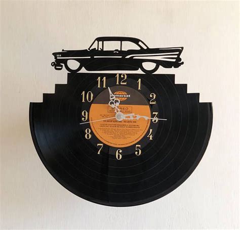 Unique Vinyl Record Clock Made From A Pre Loved 12” Lp Record All My