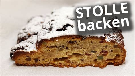 Christstollen selber backen mit Rezept für Weihnachtszeit YouTube