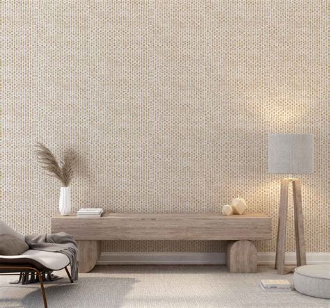 Detailed fabric textured wallpaper mural - TenStickers