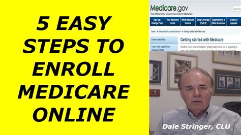 Easy Steps To Enroll Medicare Online Youtube