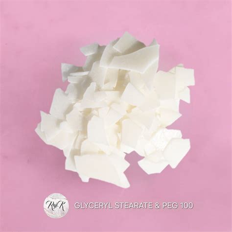 Glyceryl Stearate And Peg 100 Stearate 100g Wax100glyc Etsy