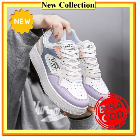 Jual Sepatu Spatu Wanita Sneakers Sneaker Lokal Import Olahraga Gym