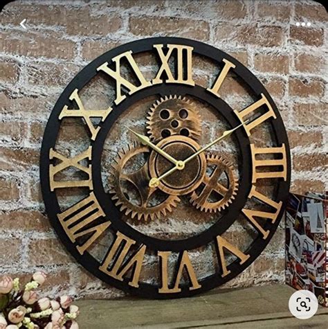 Modern Metal Wall Clock - Madhuram Handicrafts roman big clock