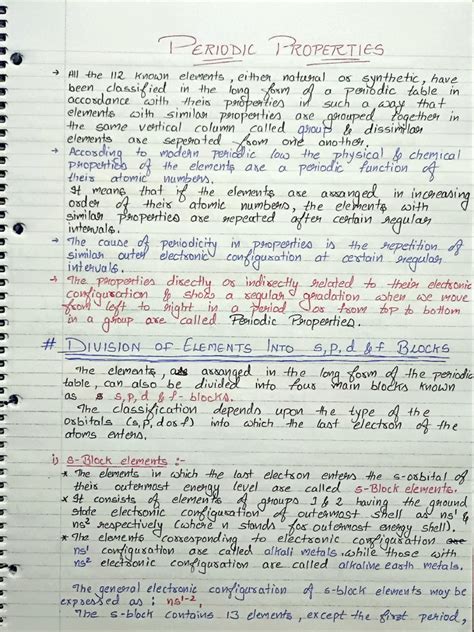 Periodic Properties | PDF