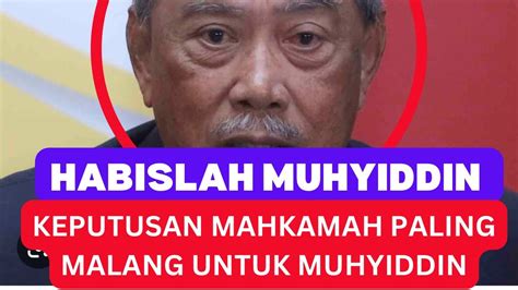 Keputusan Mahkamah Membuat Penyokong Muhyiddin Meroyan Teruk Habis