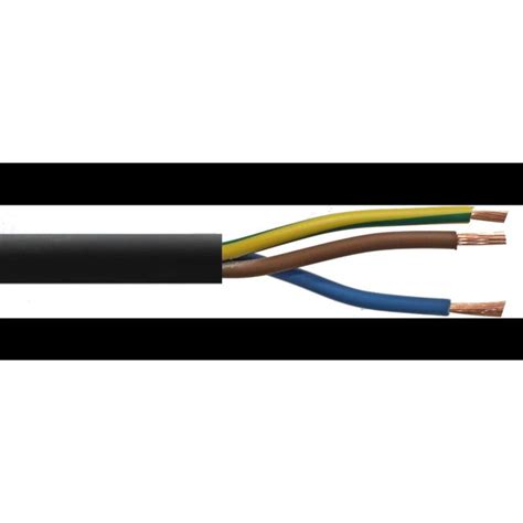 Nyy J Cable 3 Cores 15mm Pvc Black