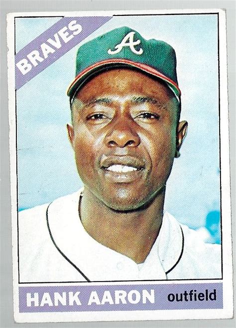 Lot Detail Hank Aaron Hof Topps Baseball Card