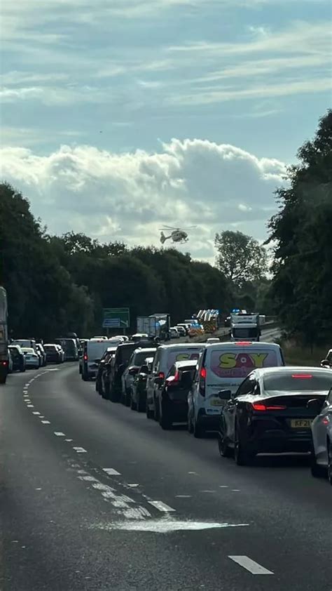 A64 accident recap as major crash near York causes huge delays ...