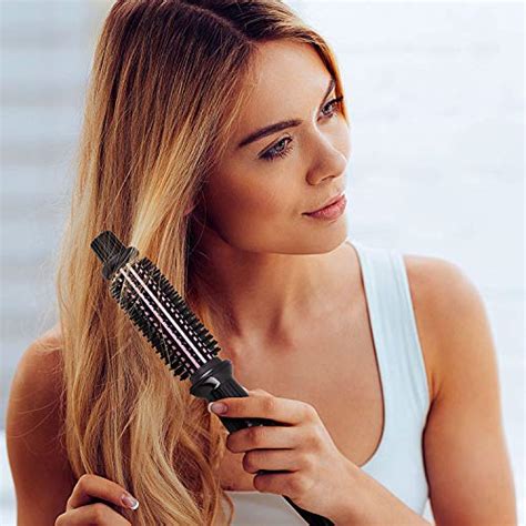 Lovani Curling Iron Brushhair Curling Wand With 1 Inch Ceramic Tourmaline Ionic Barreldual