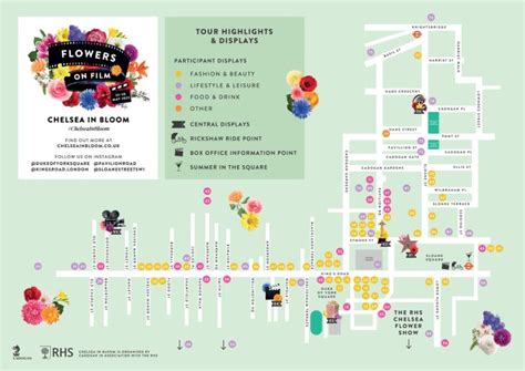 Tours Map Chelsea In Bloom