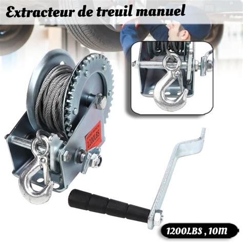 Treuil Manuel Robuste Action Douce Lbs Avec Remorque De Bateau De