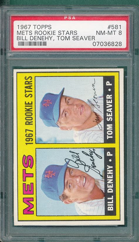 Lot Detail 1967 Topps 581 Tom Seaver PSA 8 Rookie