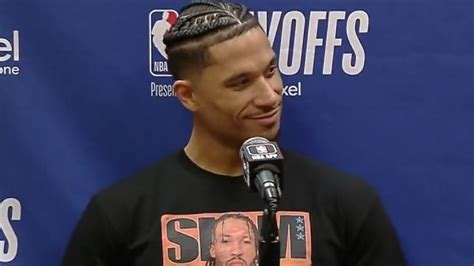 Josh Hart goes viral for his funny shirt after Knicks' Game 1 win