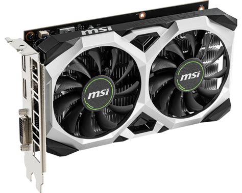 Видеокарта Msi Geforce Gtx 1650 D6 Ventus Xs Ocv1 4gb Retail •