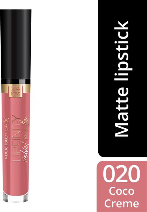 Max Factor Lipfinity Velvet Matte Lipstick 20 Coco Creme | lyko.com