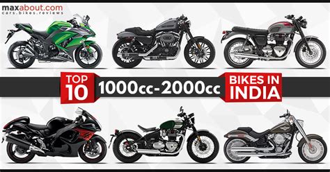 Top 10 Best Selling 1000cc 2000cc Bikes In India Sales Report