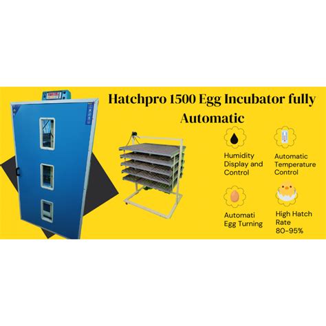 Hatchpro 1500 Eggs Incubator Fully Automatic With Industrial Egg