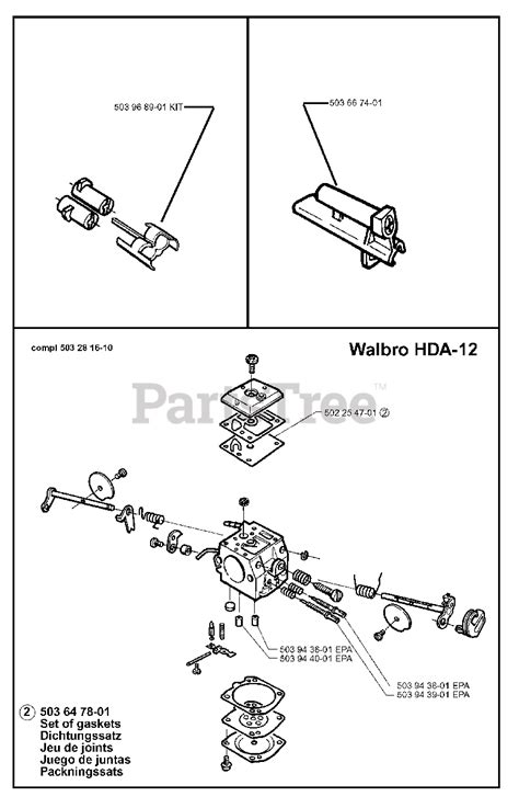 Jonsered 2063 Jonsered Chainsaw 1998 04 Carburetor Details Parts Lookup With Diagrams