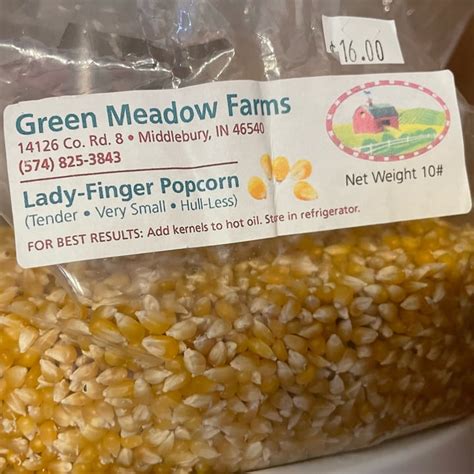 Green Meadow Farms Ladyfinger Popcorn Reviews Abillion