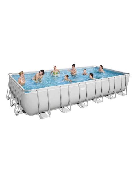 Piscina Fuori Terra Rettangolare Power Steel X Xh Bestway