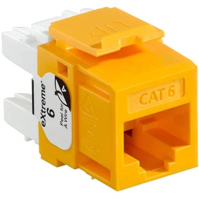 Leviton Ry Extreme Cat Utp Jack Yellow Rs