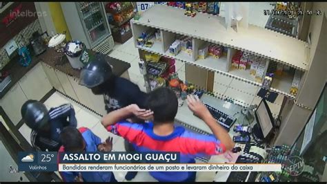 Câmera De Segurança Flagra Roubo A Posto De Combustíveis Em Mogi Guaçu