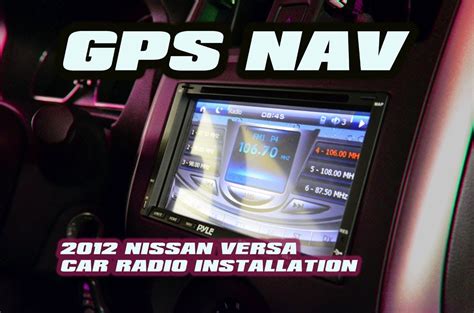 Nissan Versa Gps Navigation Double Din Car Radio Install Youtube