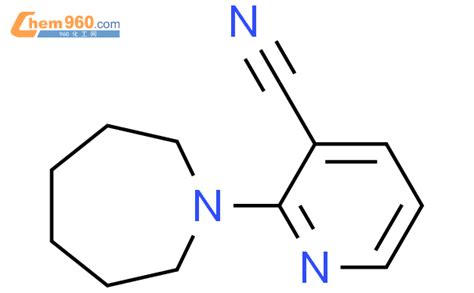 684648 79 1 3 Pyridinecarbonitrile 2 hexahydro 1H azepin 1 yl 化学式结构