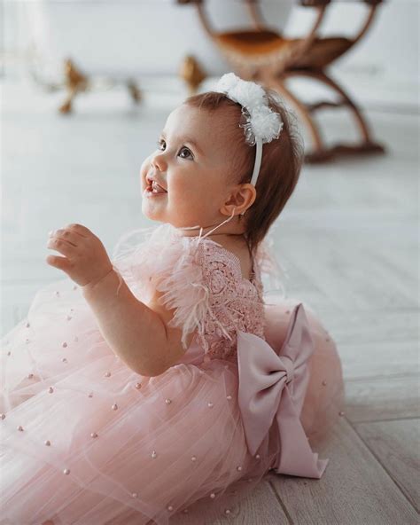 Baby Girl Dress Special Occasion First Birthday Dress Baby Girl Party