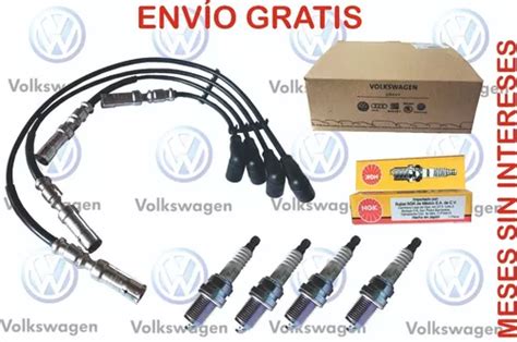 Cables Bujias Originales Y Bujias Ngk Platino Golf Jetta A4 Meses Sin