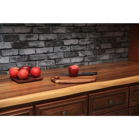 Buy Ft L X In D Finished Saman Solid Wood Butcher Block