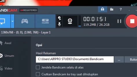 Rekam Layar Pc Laptop Youtube