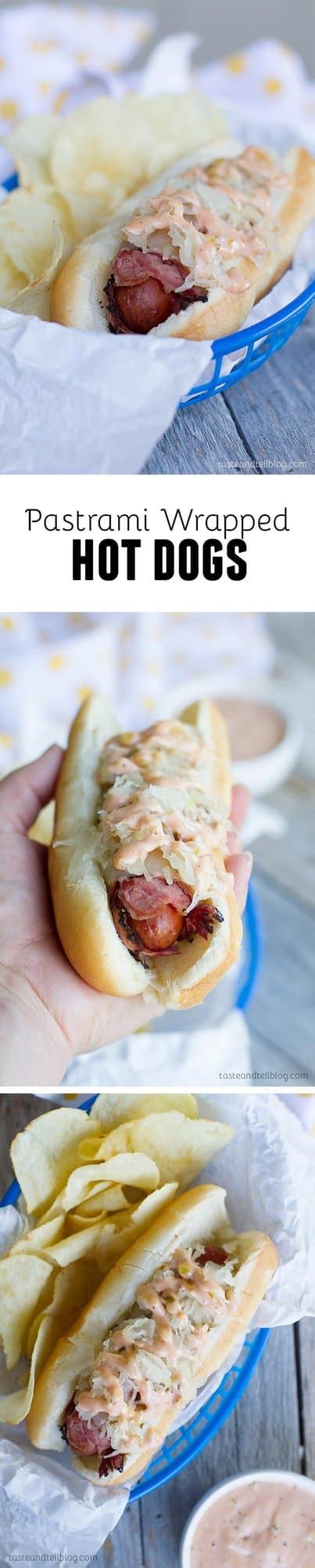 Pastrami Wrapped Hot Dog Recipe Taste And Tell