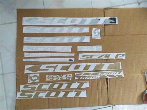 Stiker Frame Sticker Decal Sepeda Scott Bisa Custom Lazada Indonesia