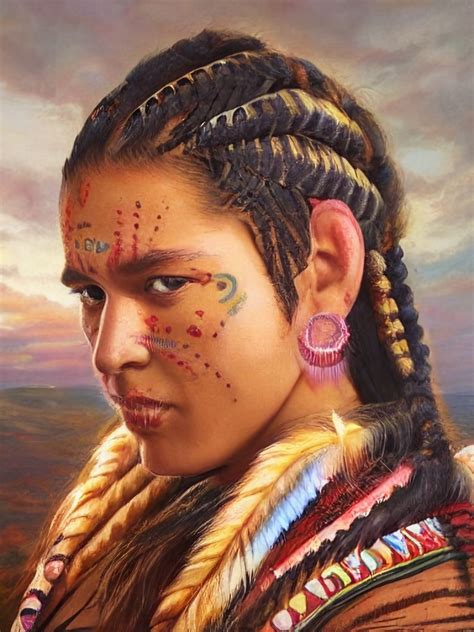 Native American Face Paint Female