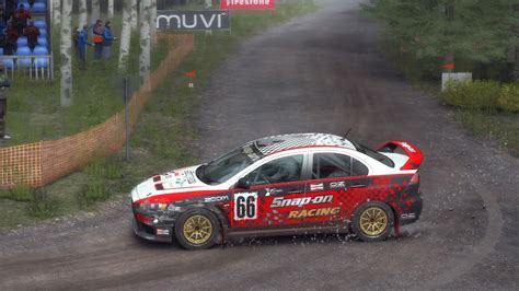 DiRT Rally Lancer Evo X R4 at Jyrkysjärvi YouTube