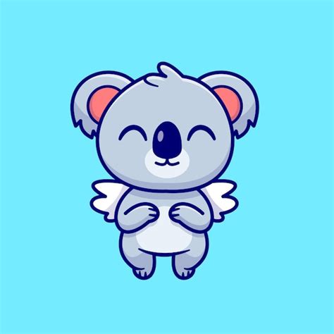 Illustration D Ic Ne Vectorielle De Dessin Anim Mignon Ange Koala