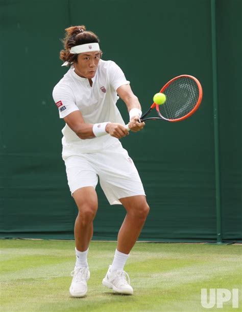 Photo: Zhizen Zhang vs Botic Van De Zandschulp at Wimbledon 2023 ...